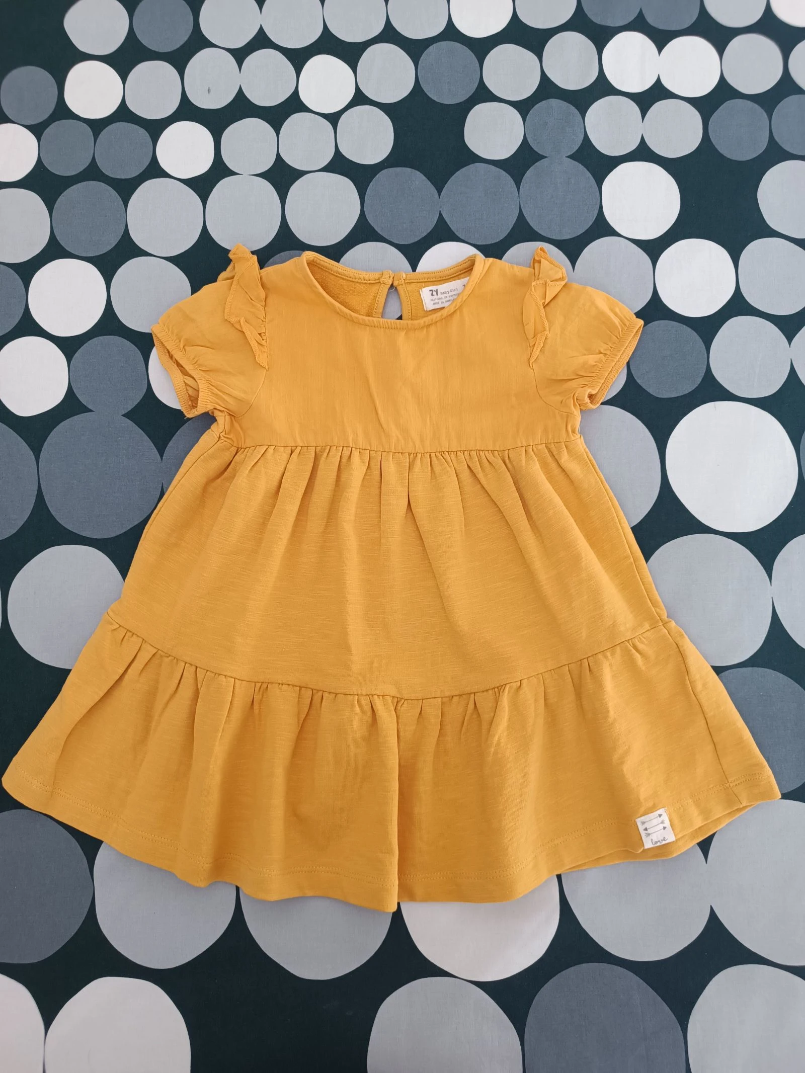Vestido | Robe Mostarda Zippy 💛 12‑18 meses